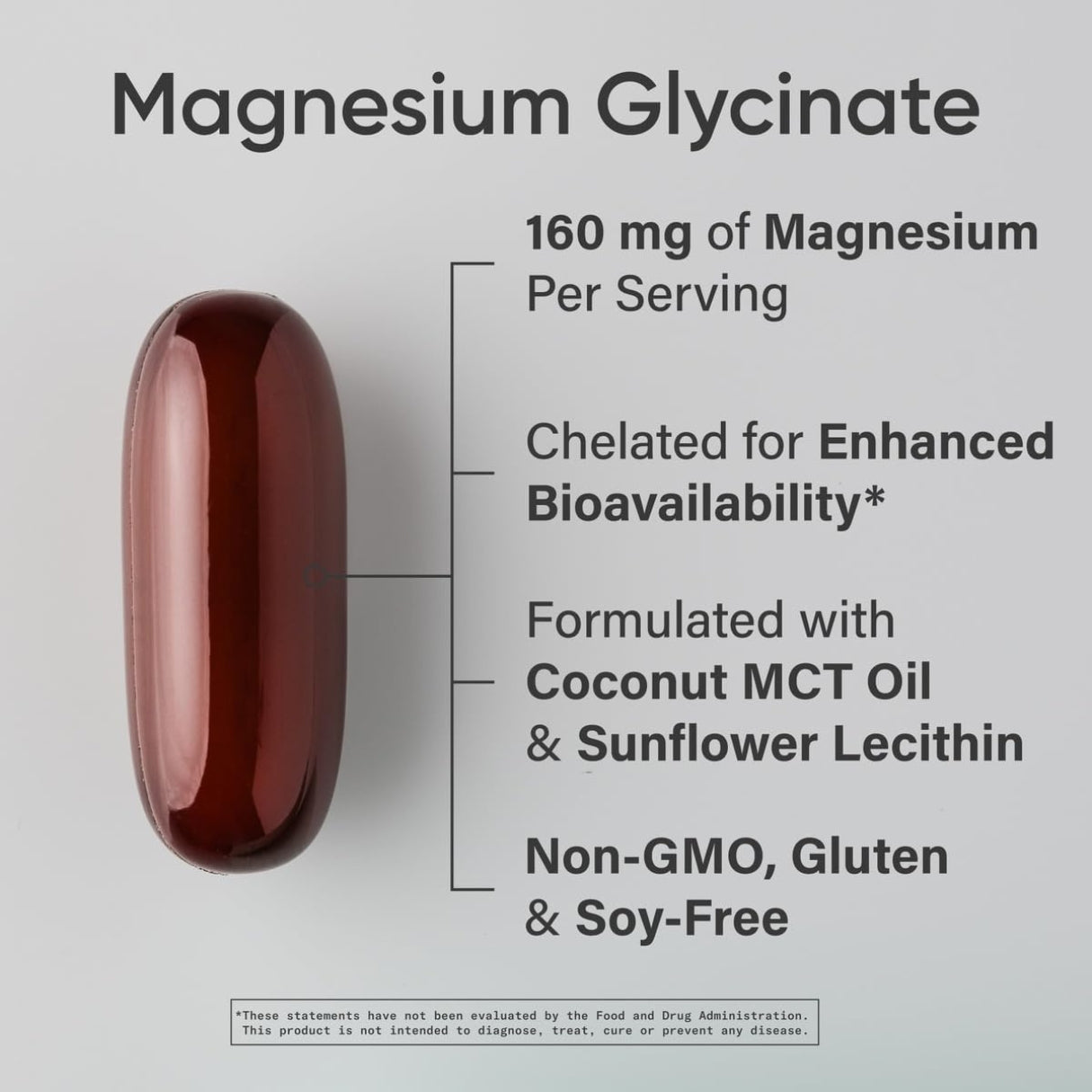 Glicinato De Magnesio 60 Capsulas Sports Research