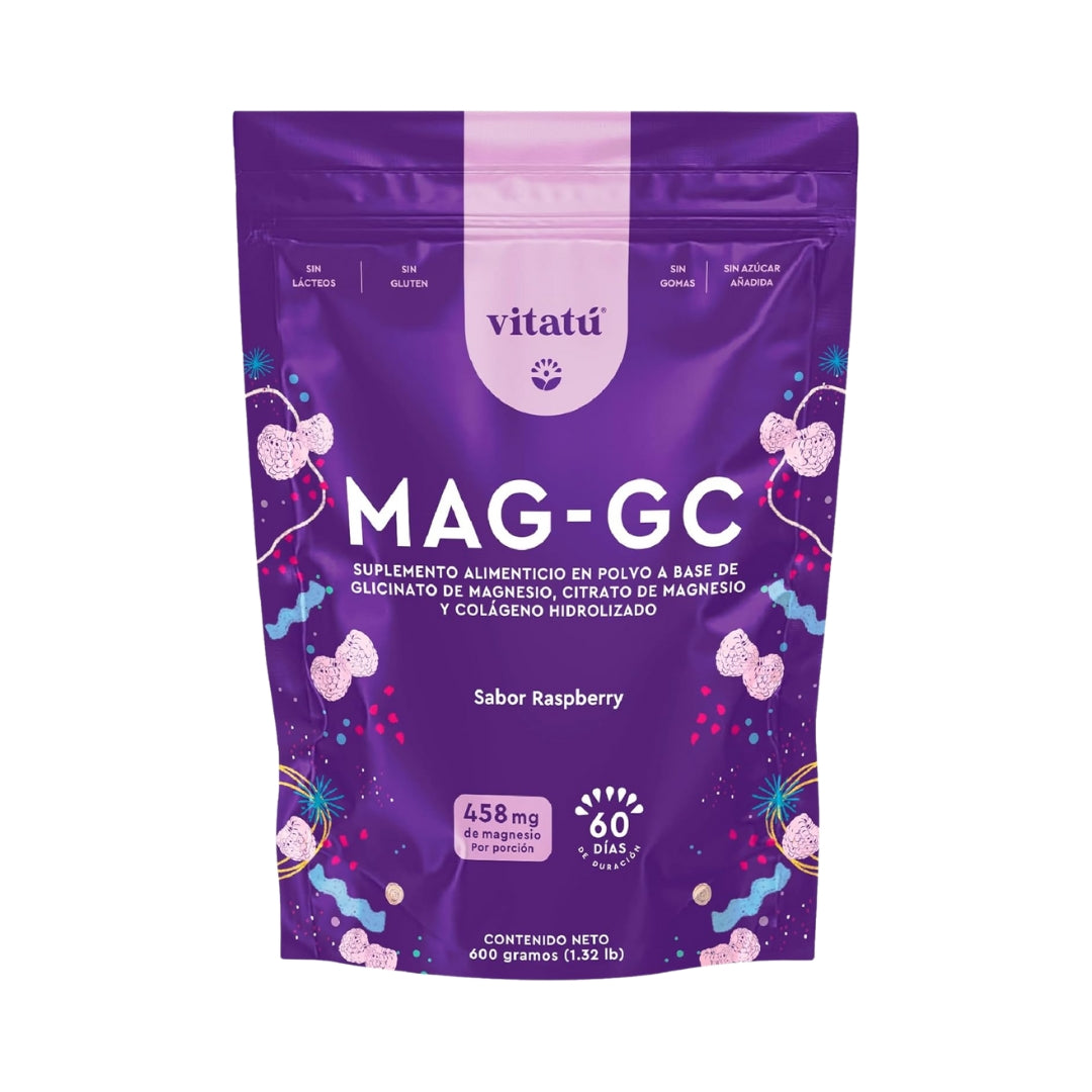 Glicinato Y Citrato De Magnesio 458 Mg 600 Gr Vitatu