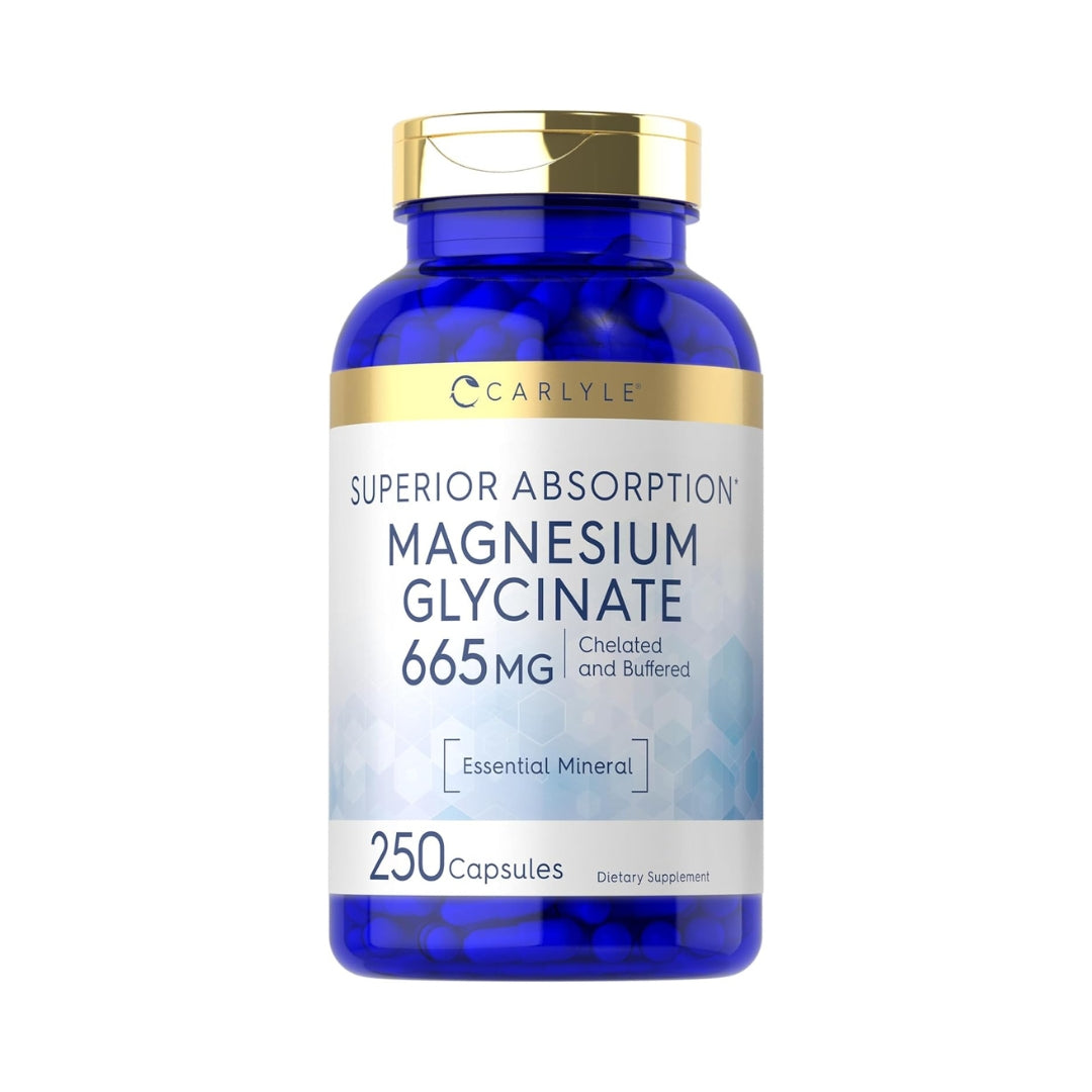 Glicinato de Magnesio 665 Mg 250 Capsulas Carlyle