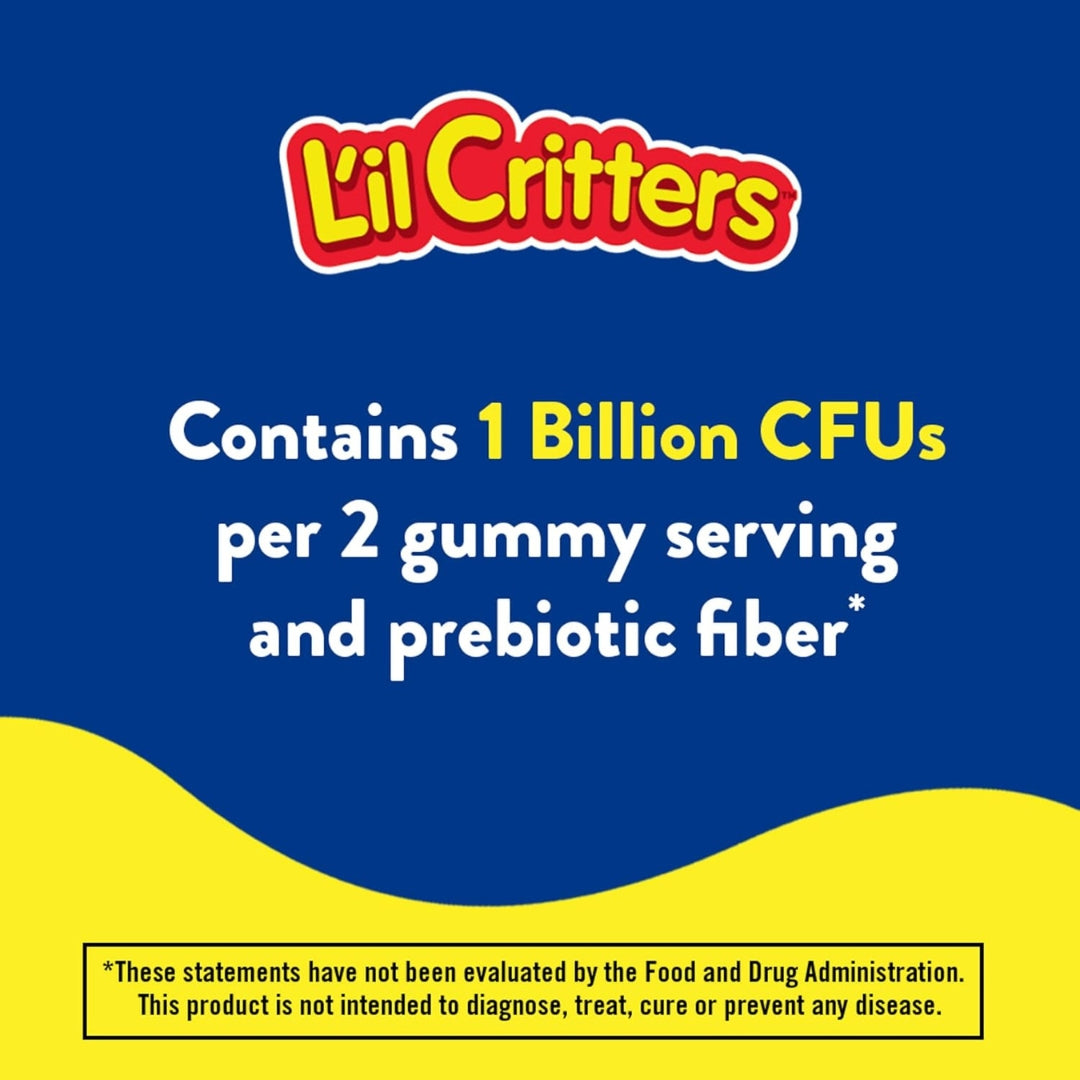 Gomitas Con Probióticos Y Fibra 60 Und Lil Critters