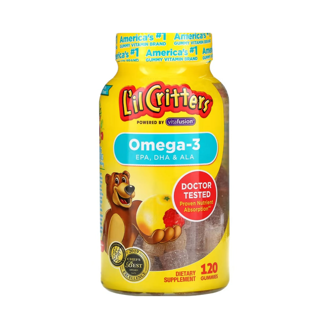 Gomitas Omega 3 Epa Dha Ala 120 Und Lil Critters