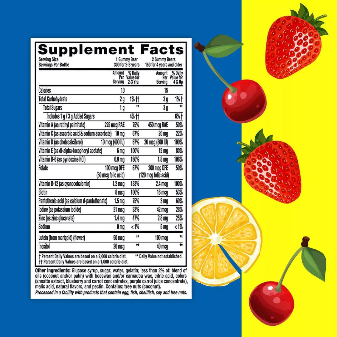 Gomitas Multivitaminicas 300Und Lil Critters