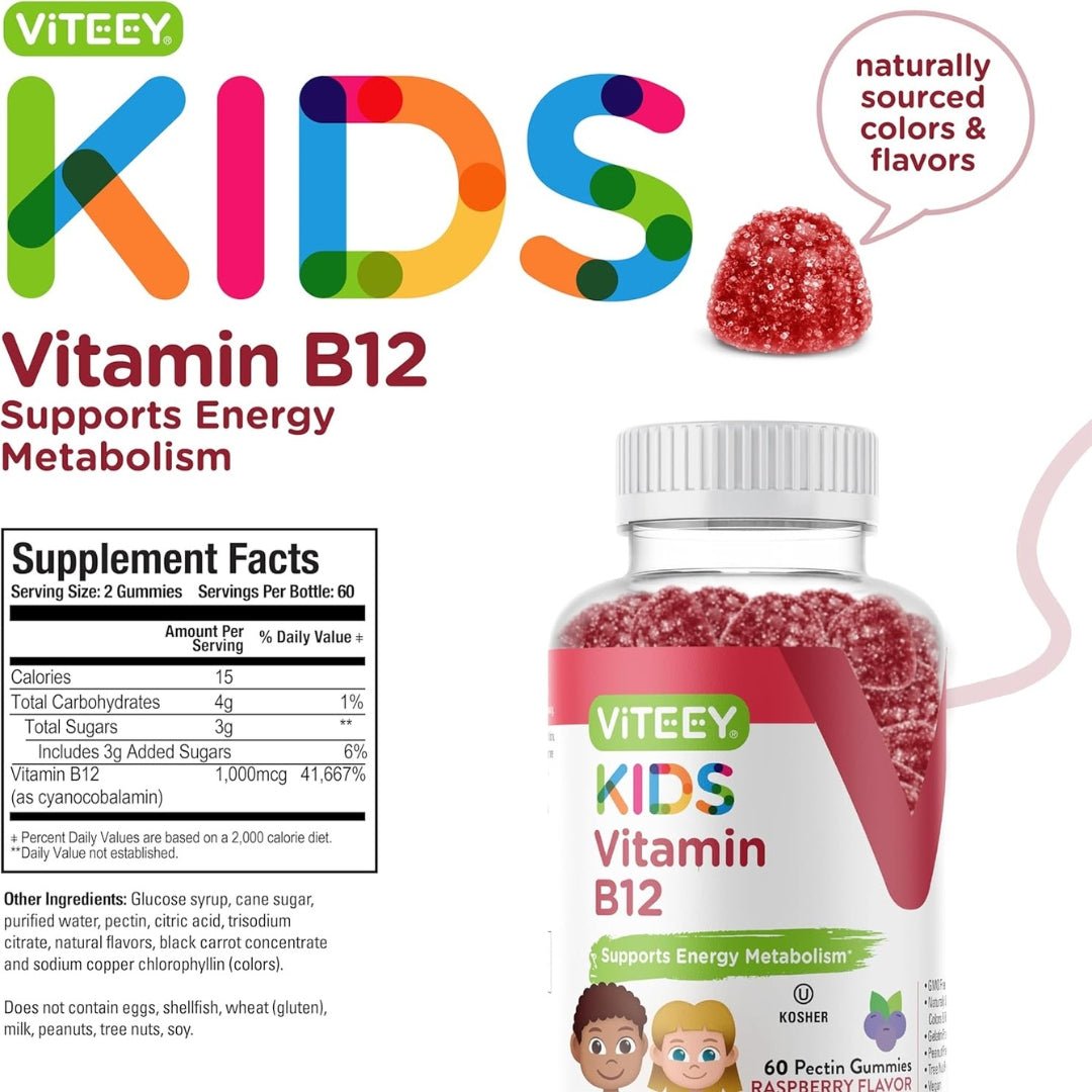 Gomita Con Vitamina B12 Niños 60 Und Viteey