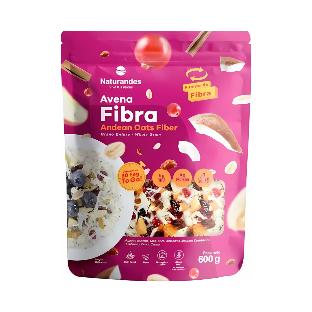 Hojuela De Avena Fibra 600 Gr Naturandes