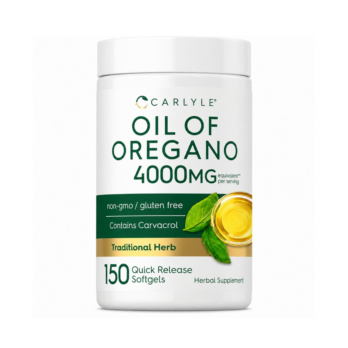 Aceite De Oregano 4000Mg 150 Capsulas Carlyle