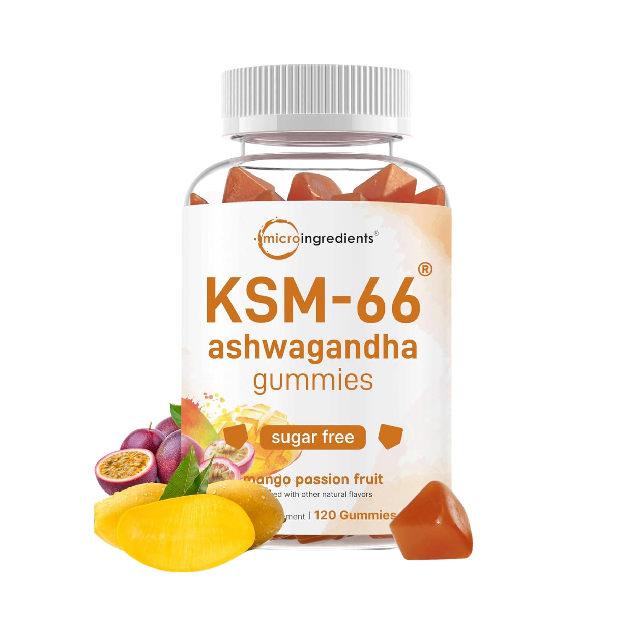 KSM 66 Ashwagandha 120 Gomitas  Microingredients