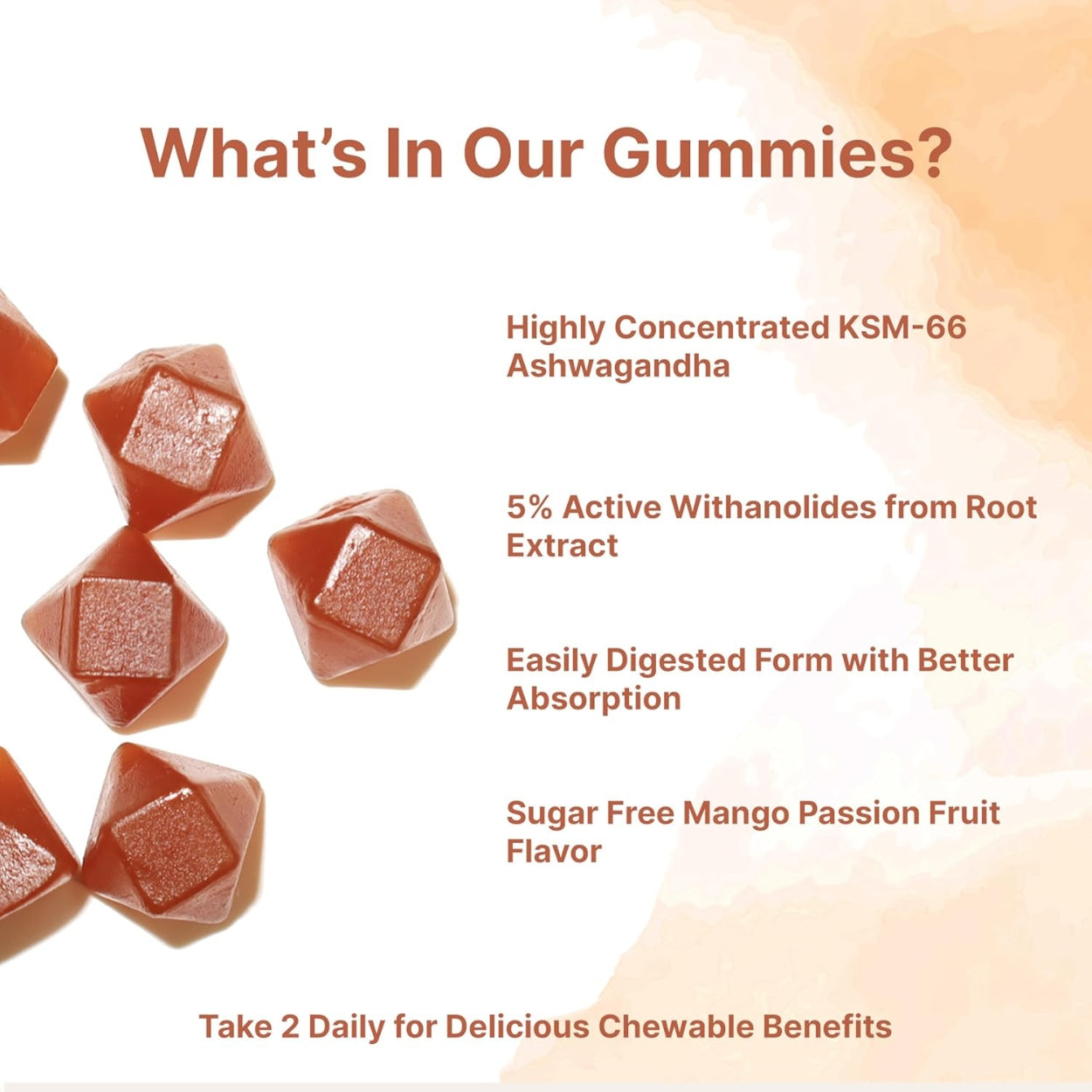 KSM 66 Ashwagandha 120 Gomitas  Microingredients