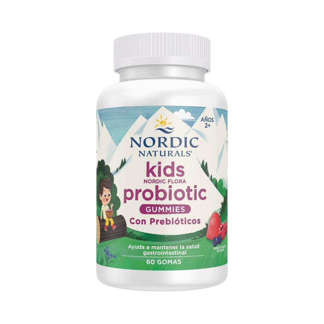 Kids Nordic Flora Probiotic Gummies 60 Gomitas Nordic Naturals