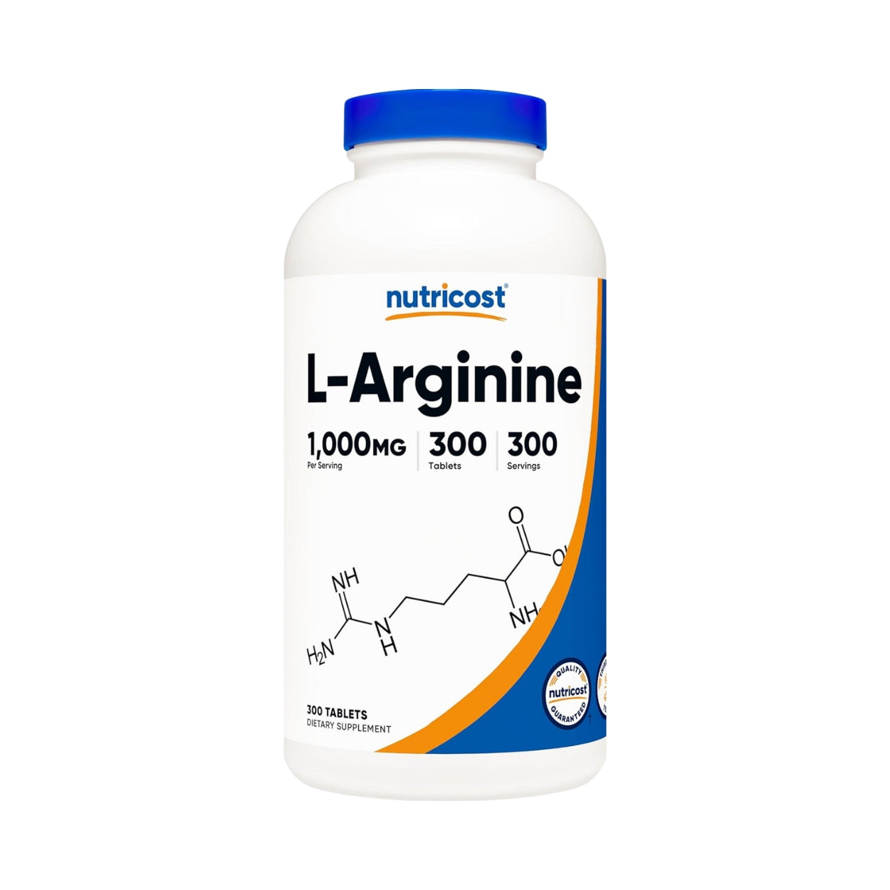 L-Arginina 1000 Mg 300 Tabletas Nutricost