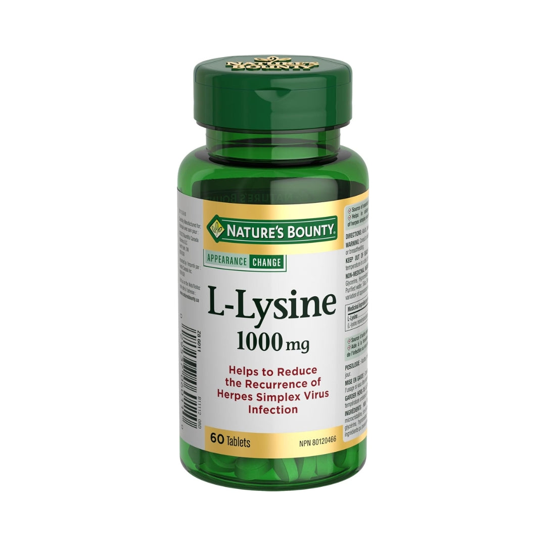 L Lysina 1000 Mg Natures Bounty