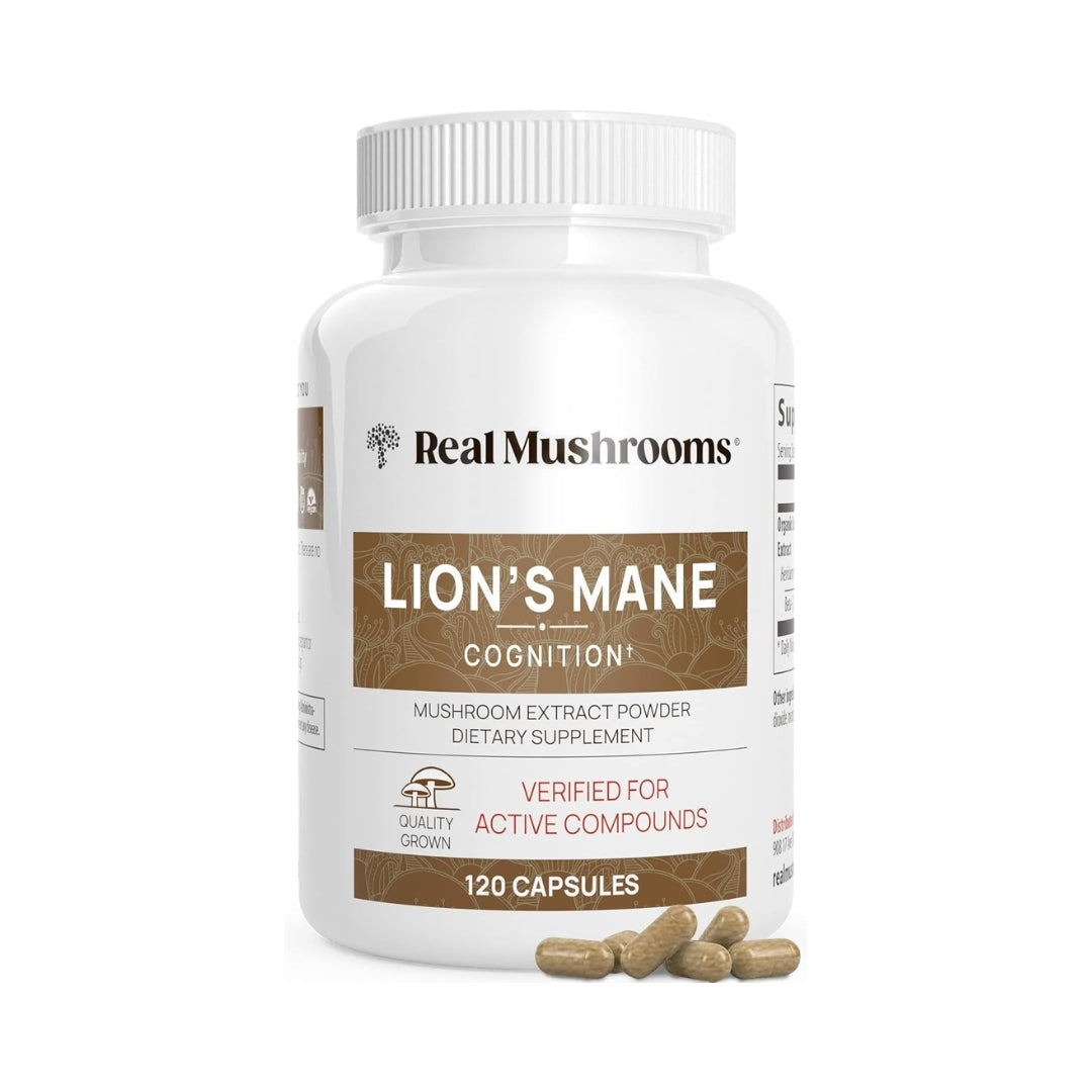 Lions Mane Cognition 120 Capsulas Real Mushrooms