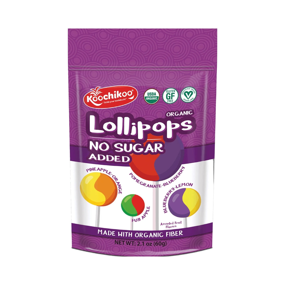 Lollipops Chupetes Organicos 60 Gr Koochikoo