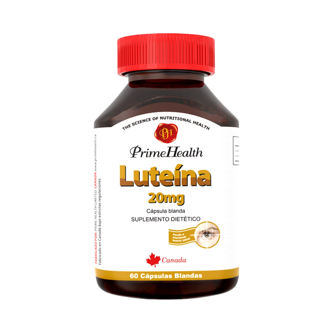Luteina 20 Mg 60 Capasulas Blandas Prime Health