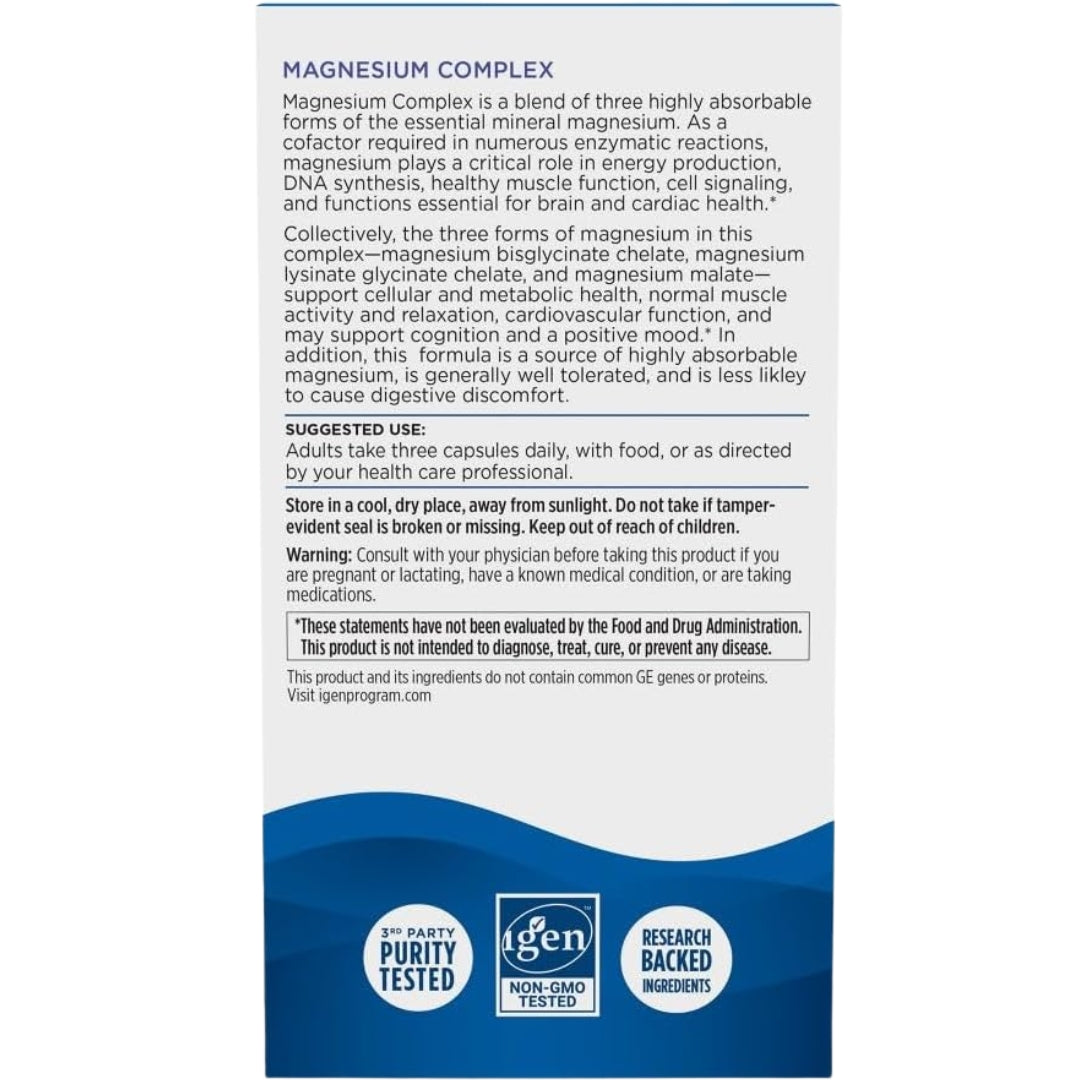 Magnesio Complex 225 Mg 90 Capsulas Nordic Naturals