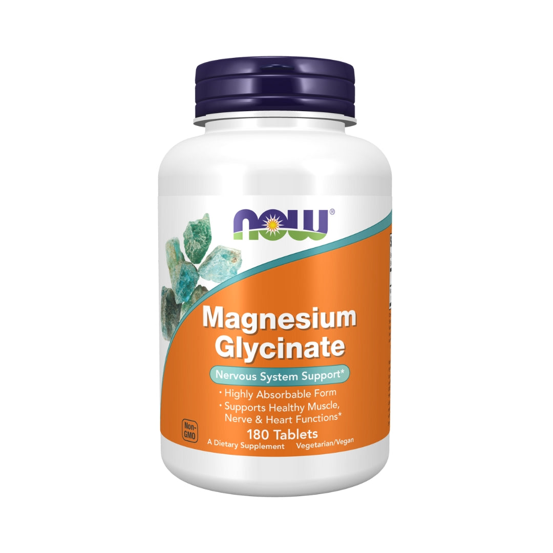 Magnesium Glycinate 180 Capsulas Now