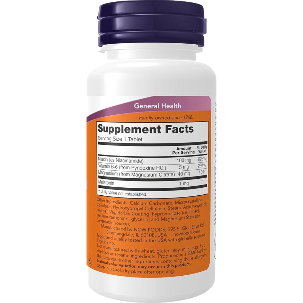 Melatonina 1 Mg Now 100 Tabletas Now