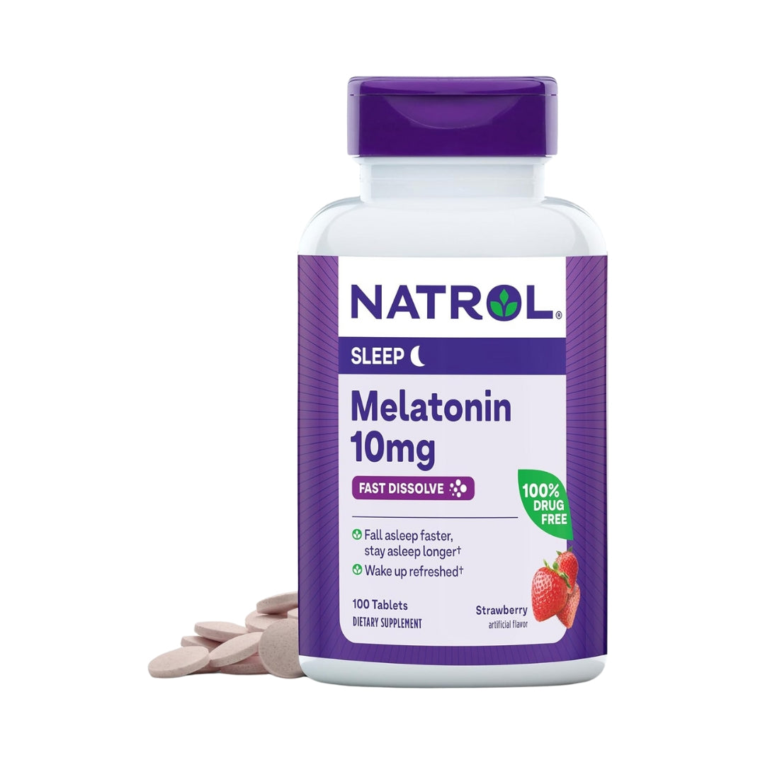 Melatonina Comprimidos 10 Mg 100 Tabletas Natrol