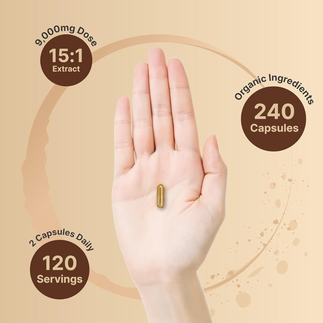 Melena De Leon 9000 Mg 240 Capsulas Naturebell