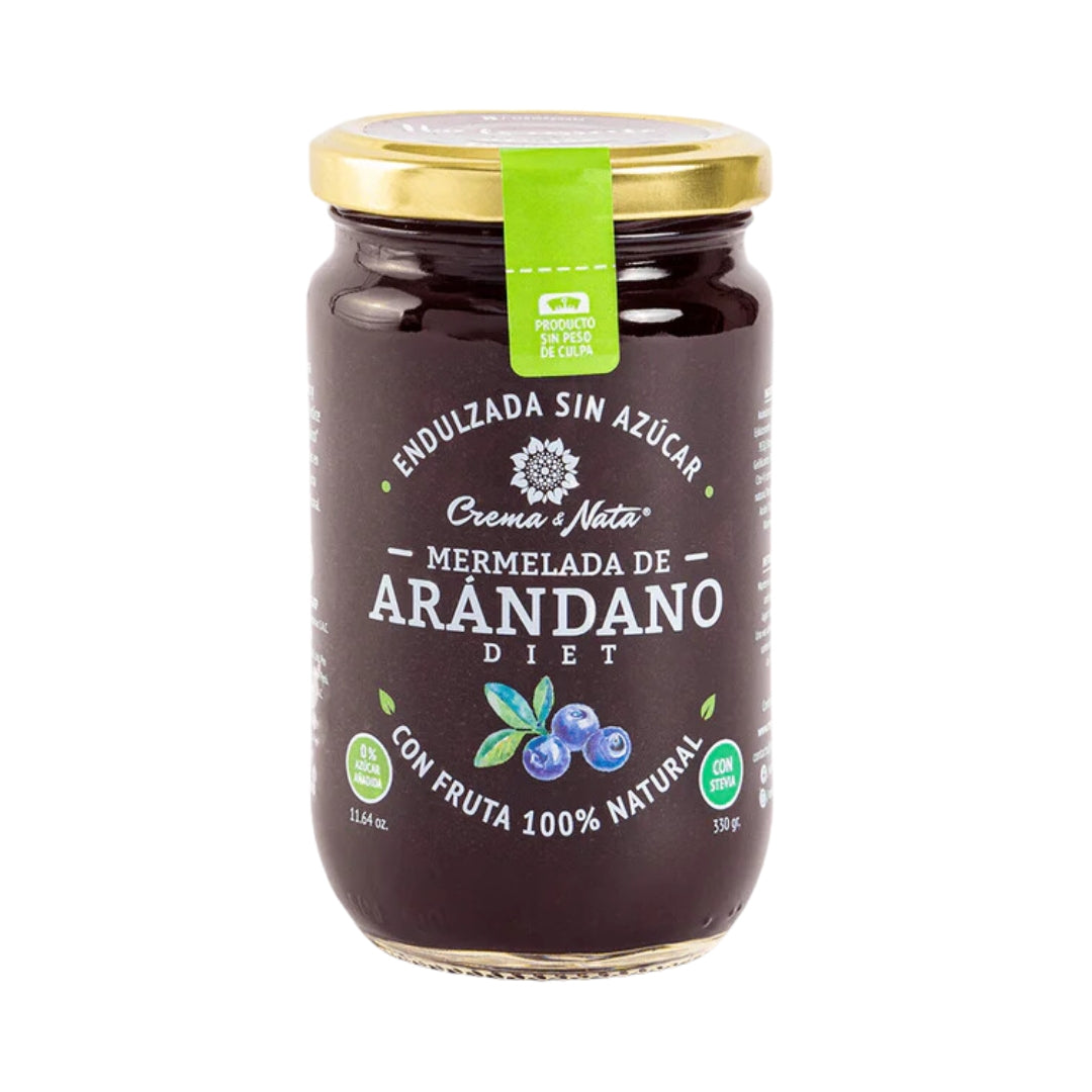 Mermelada De Arandano Diet 330 Gr Crema Y Nata