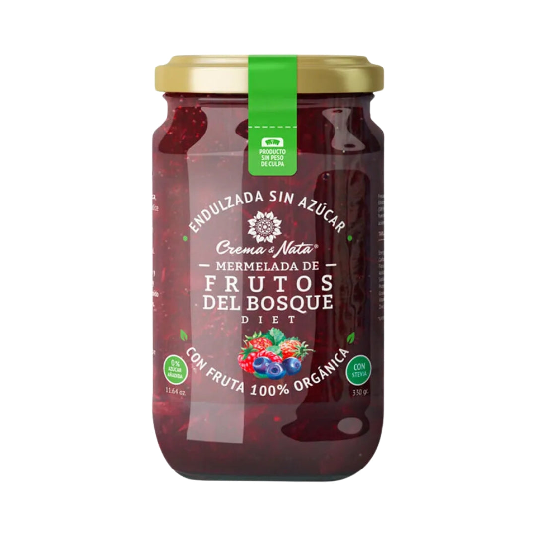 Mermelada De Frutos Del Bosque 330 Gr Crema Y Nata