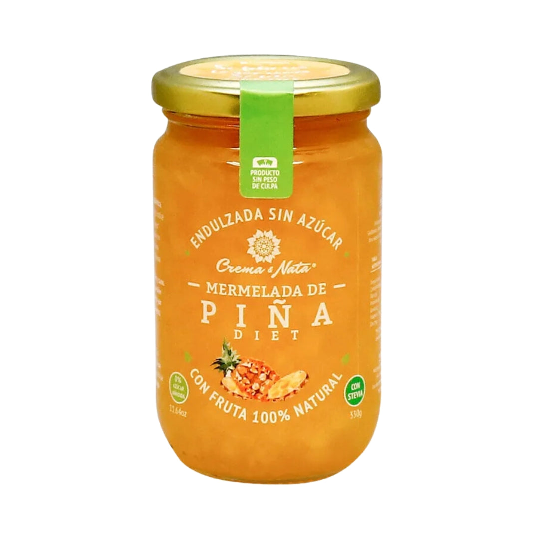Mermelada De Piña Diet 330 Gr Crema Y Nata