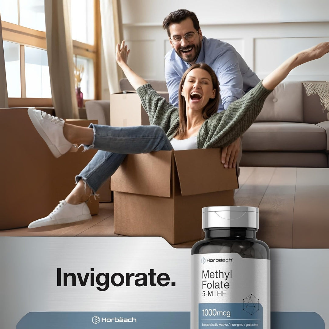 Methyl Folate 1000 Mcg 200 Capsulas Horbaach