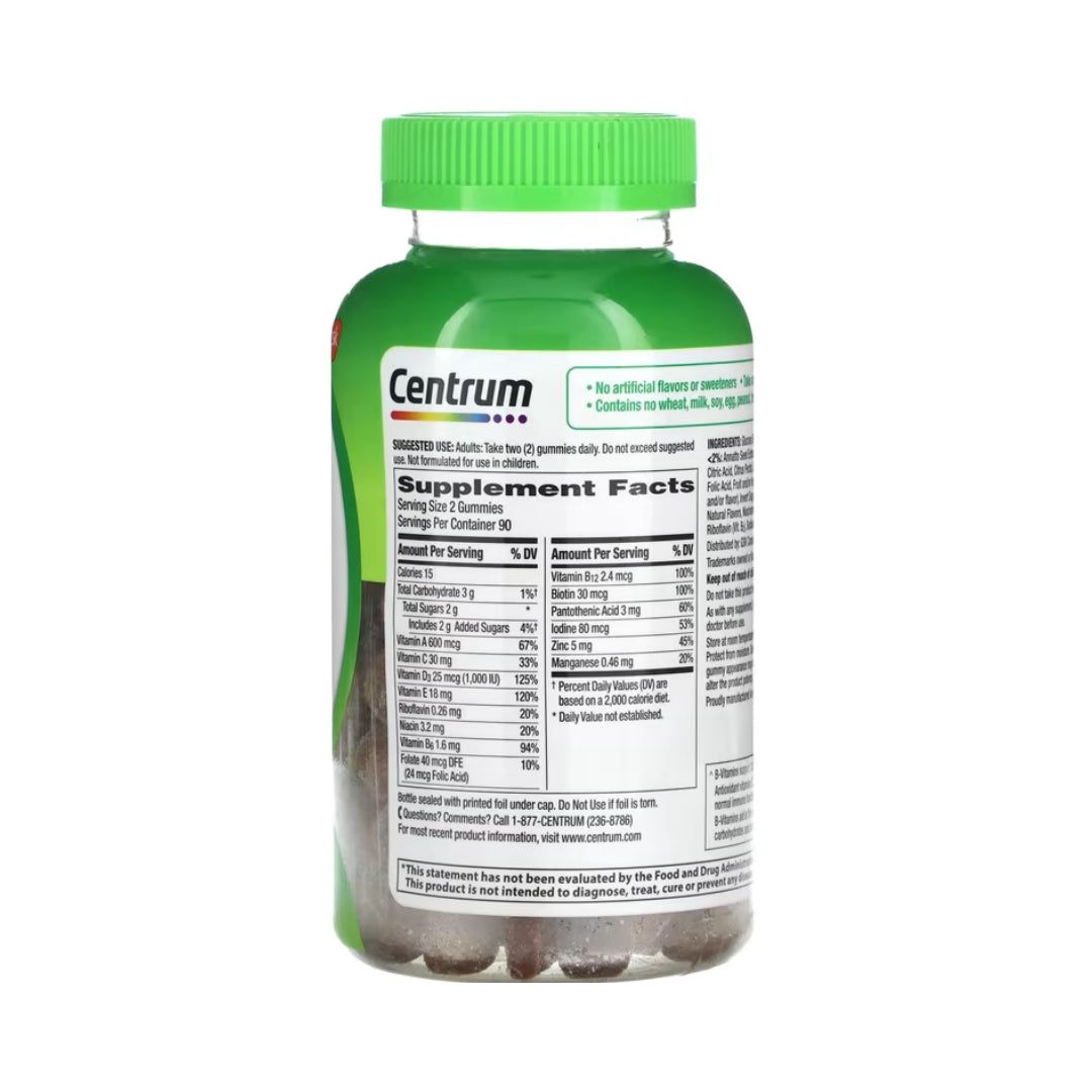 Multivitaminico Adulto 180 Gomitas Centrum