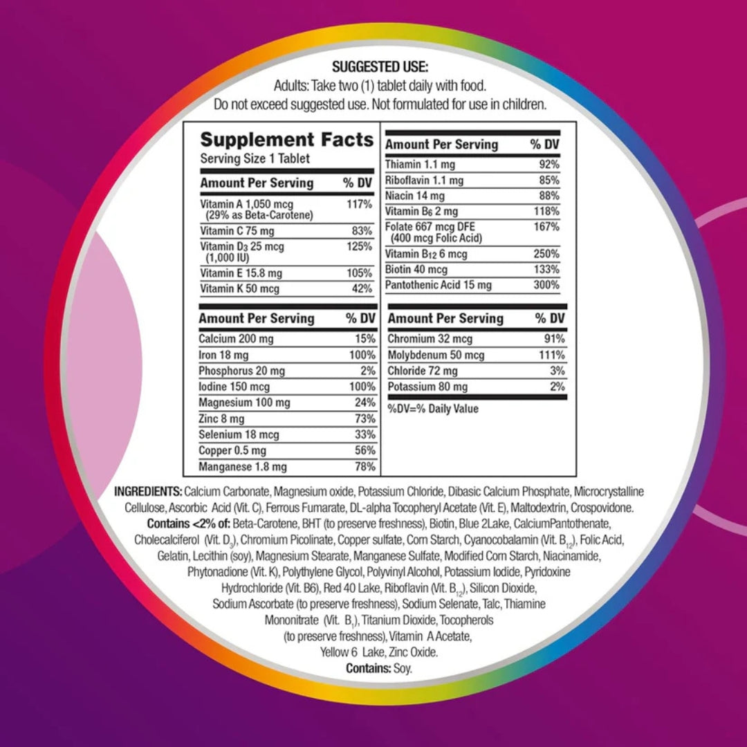 Multivitaminico Women 200 Tabletas Centrum