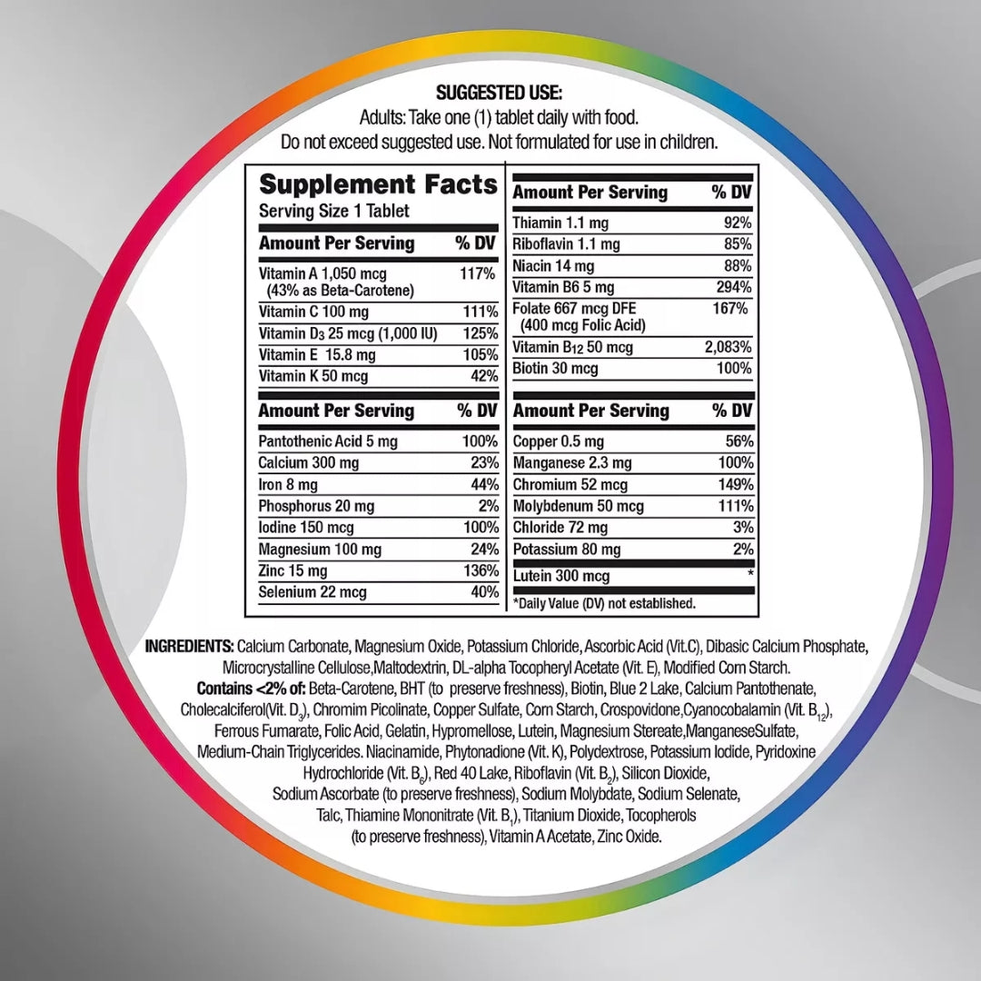 Multivitaminico Women 50 + 275 Tabletas Centrum