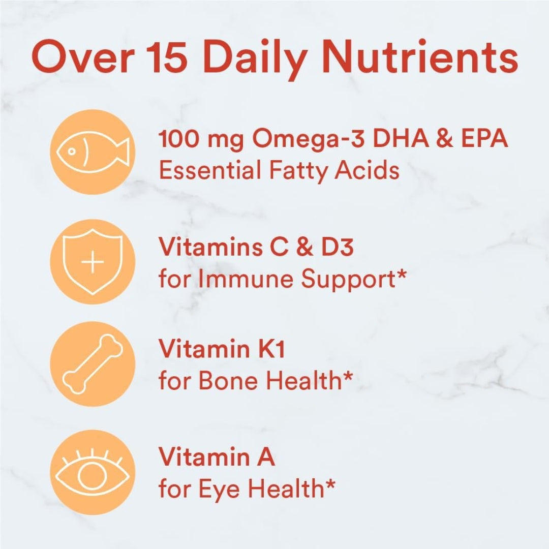 Multivitaminico y Omega Kids 120 Gomitas Smarty Pants