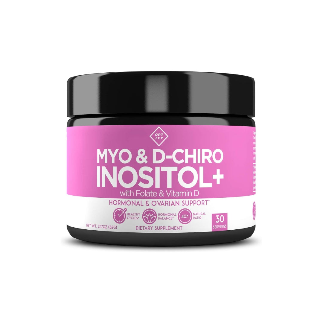 Myo D Chiro Inositol Folate Y Vit D 63Gr Frasco Optify