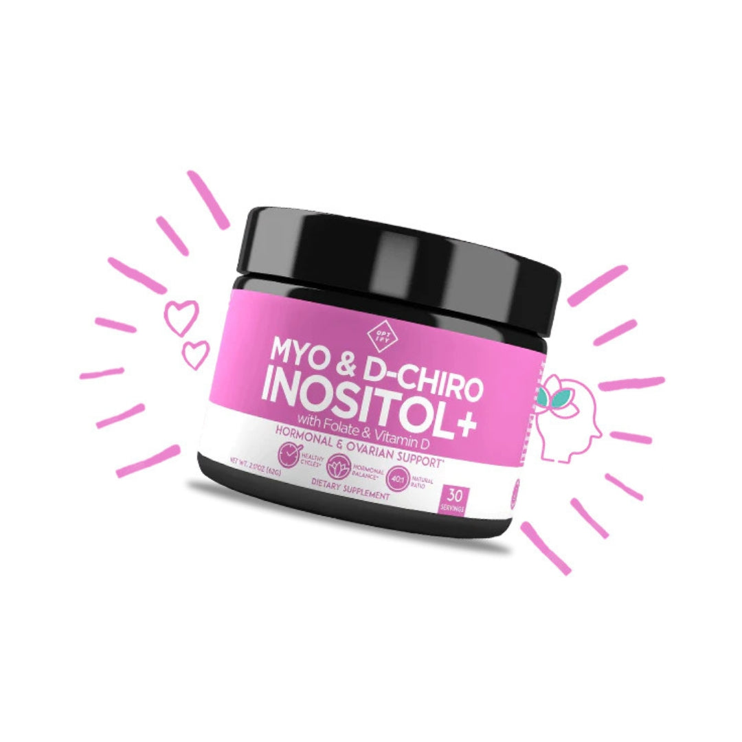 Myo D Chiro Inositol Folate Y Vit D 63Gr Frasco Optify