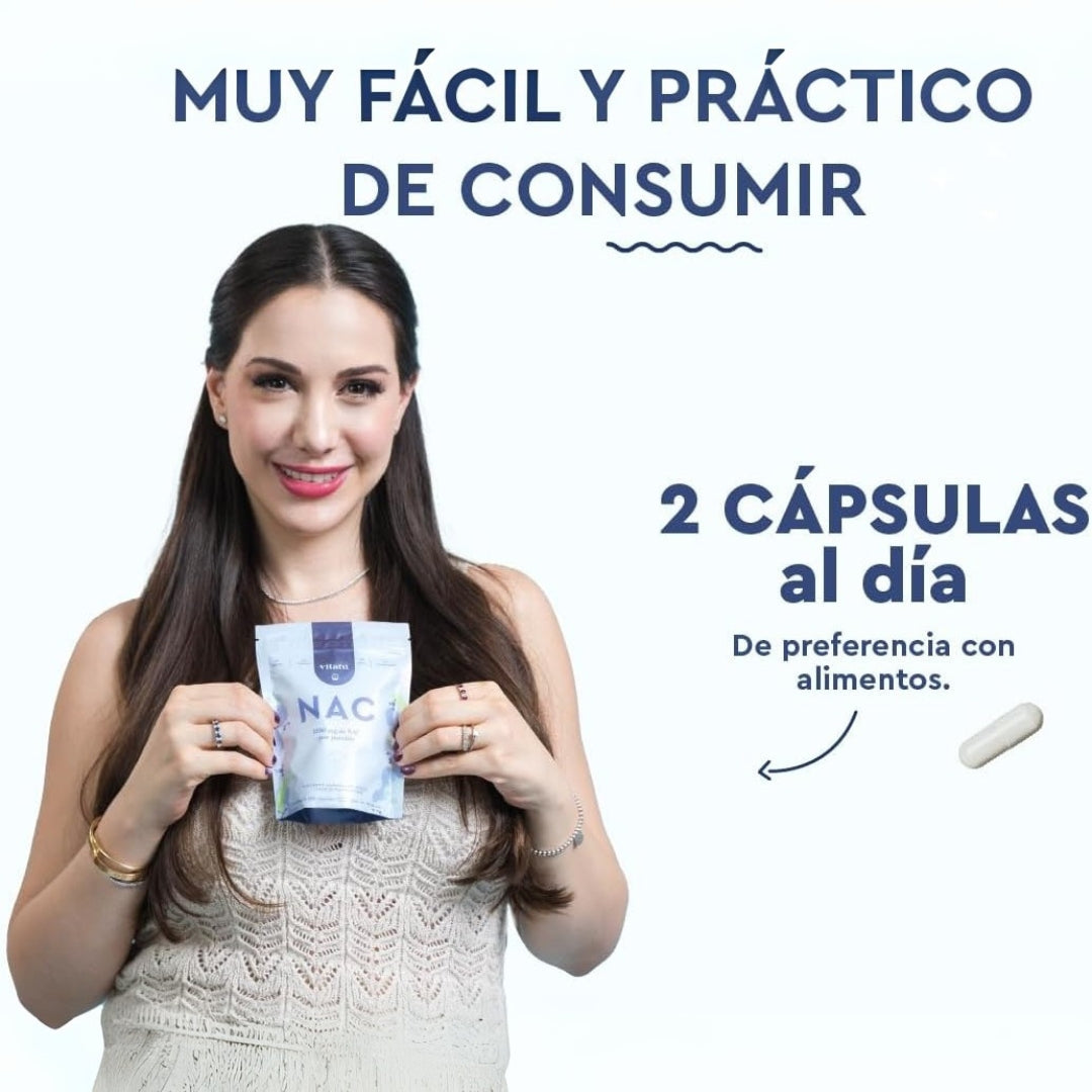 Nac 1200 Mg 120 Capsulas Vitatu