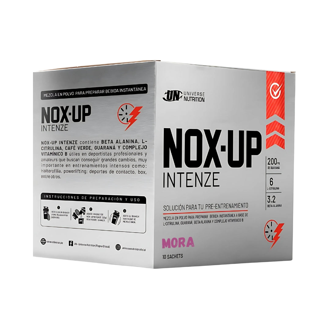 Nox Up Intenze  Caja (10 Sachets) Universe Nutrition