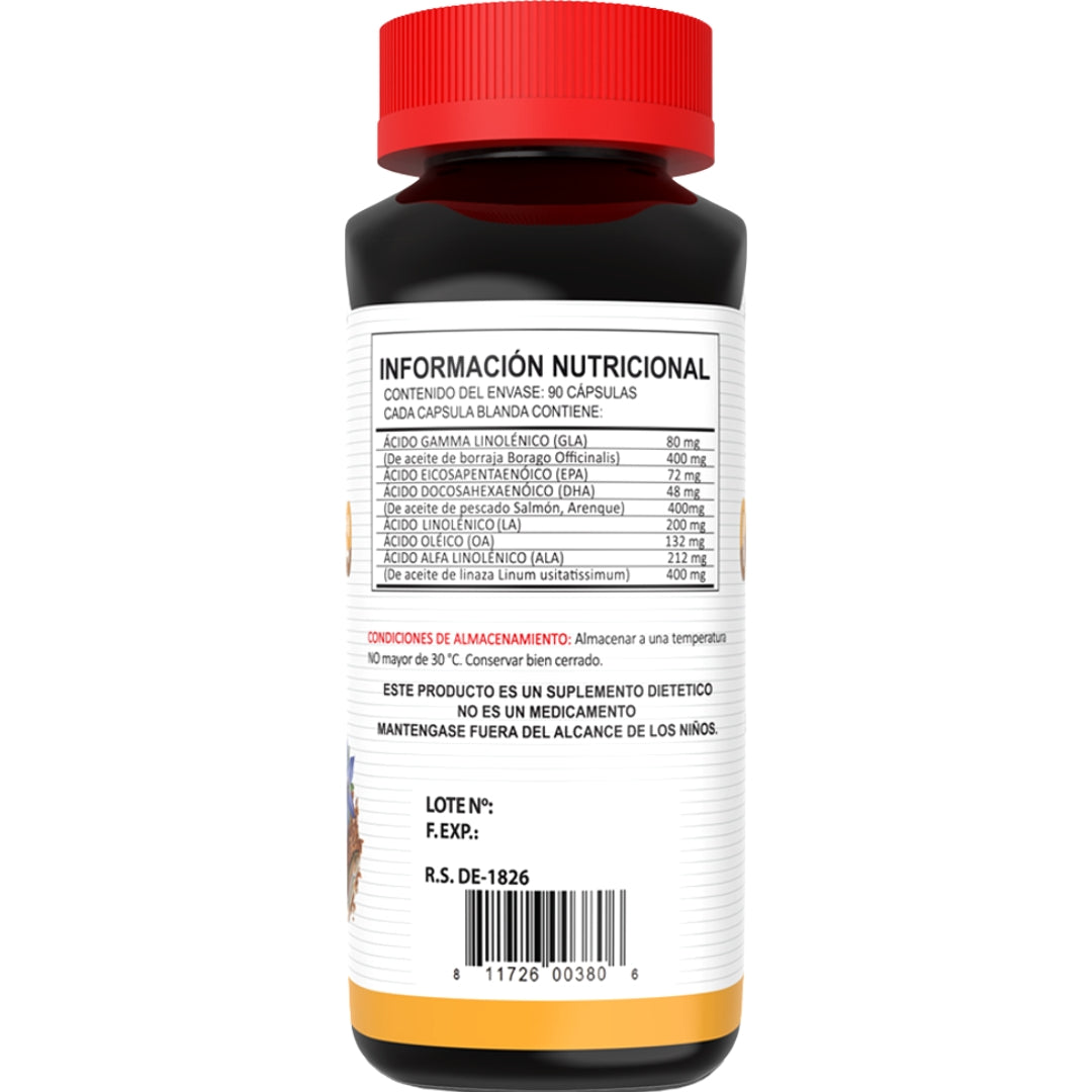 Omega 369 1200 Mg 60 Capsulas Blandas Prime Health