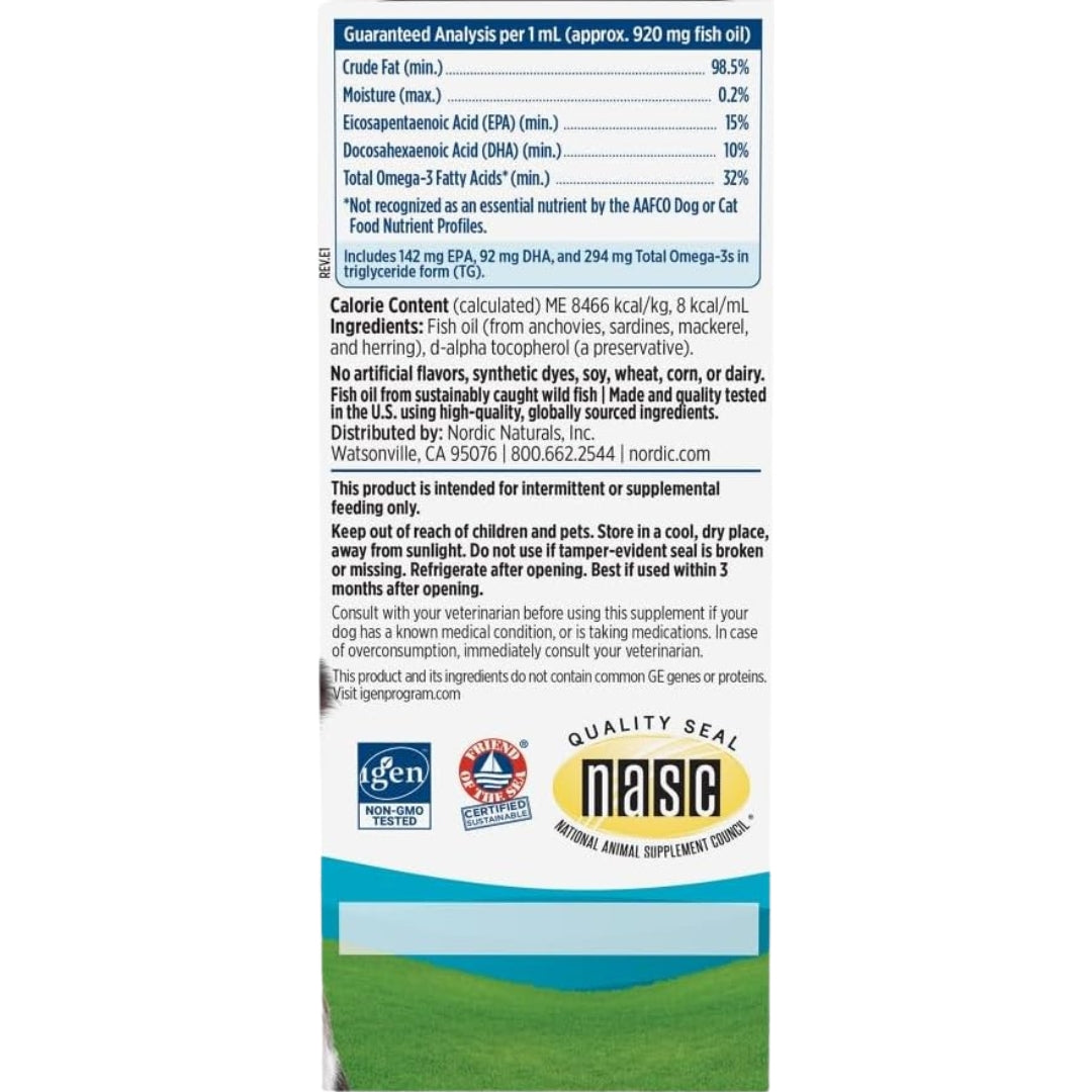 Omega 3 Para Gato 2 FL OZ 60 Ml Nordic Naturals