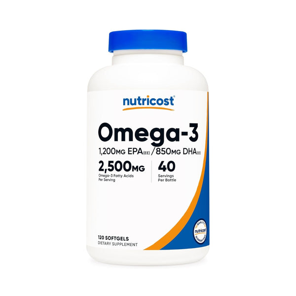 Omega 3 2500 Mg 120 Softgels Nutricost