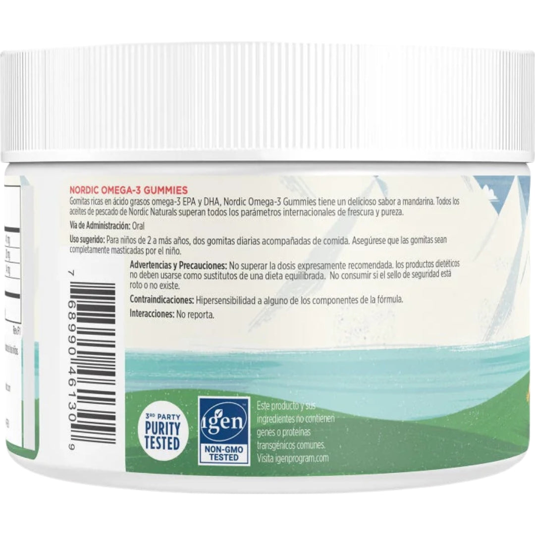 Omega 3 Gummies 60 Gomitas Nordic Naturals