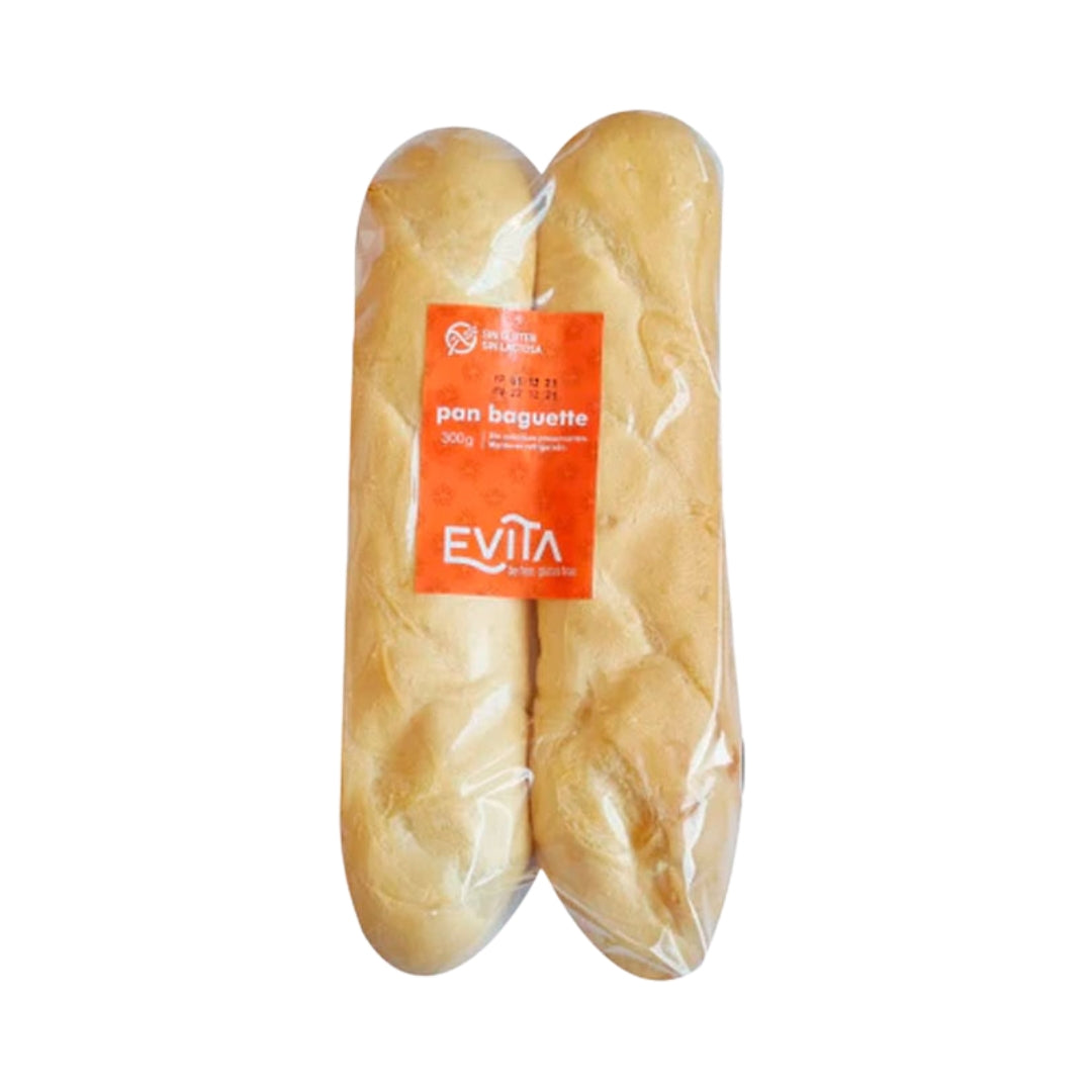 Pan Baguette Sin Gluten Sin Lactosa 300 Gr Evita