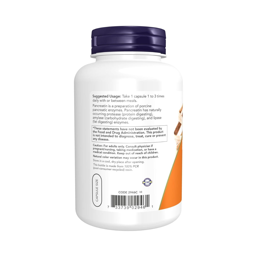 Pancreatina 2000 Mg 250 Capsulas Now