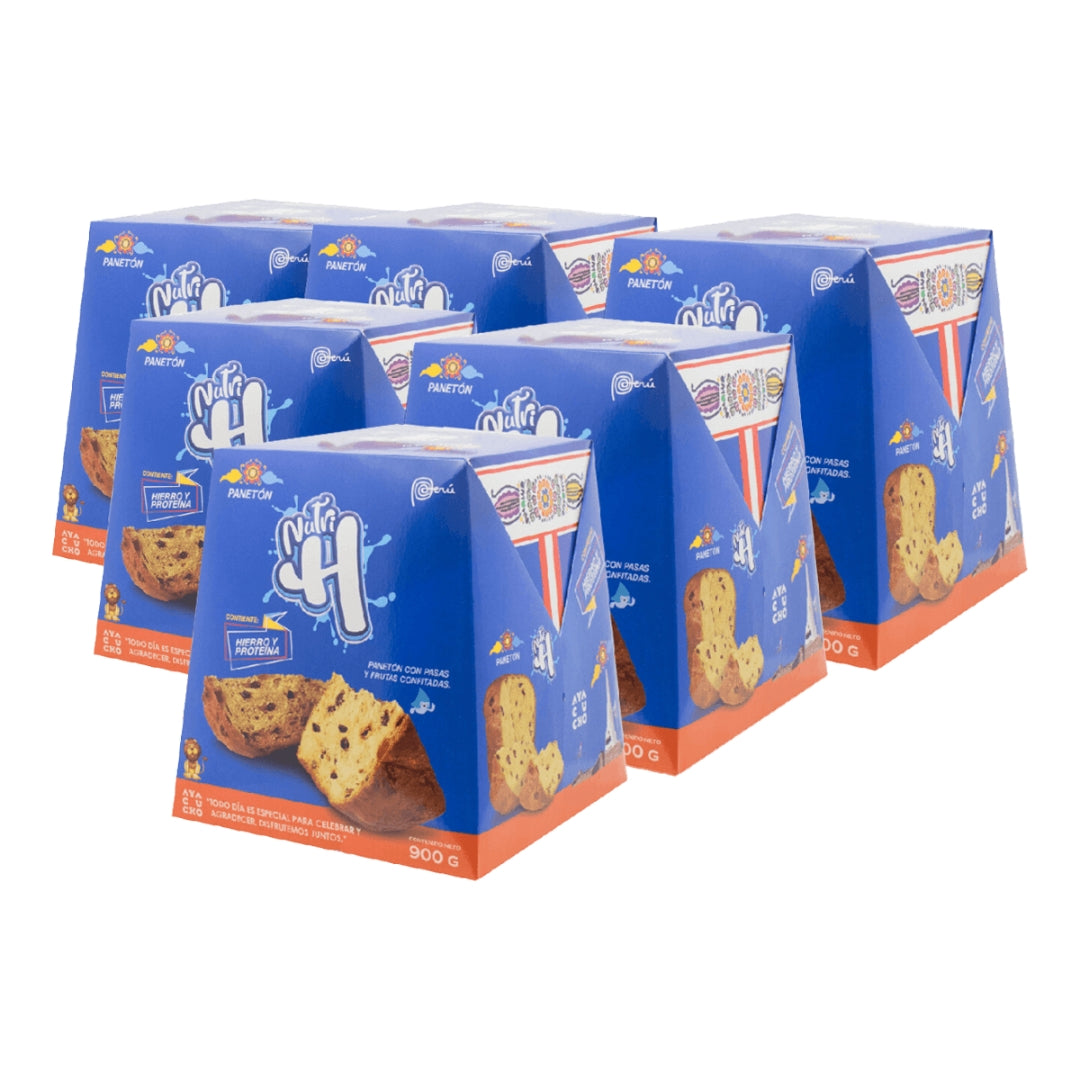 Panetónes Clásico Nutri H Caja Por 6 Und