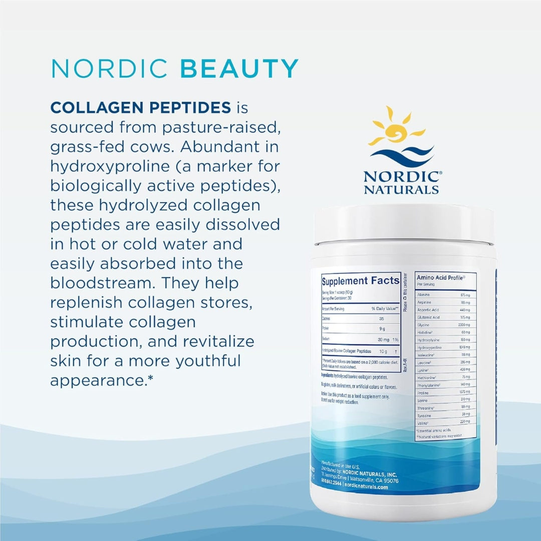 Peptidos De Colágeno 300 Gr Nordic Naturals