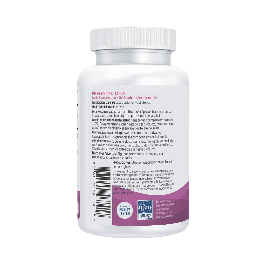 Prenatal Dha 90 Capsulas Nordic Naturals