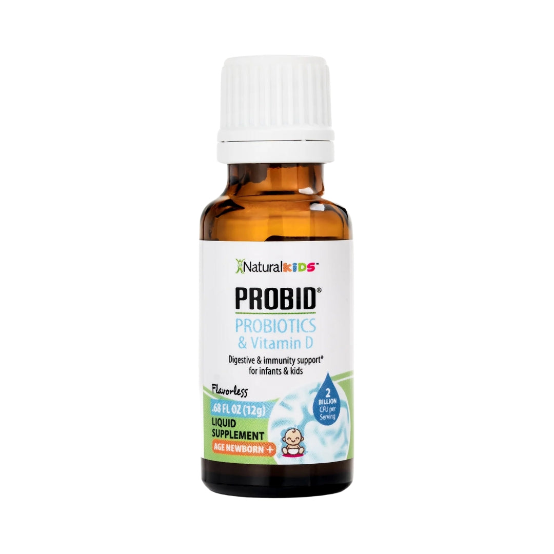 Probid Probioticos Y Vitamina D para Bebes y Niños 12 Gr Natural Slim