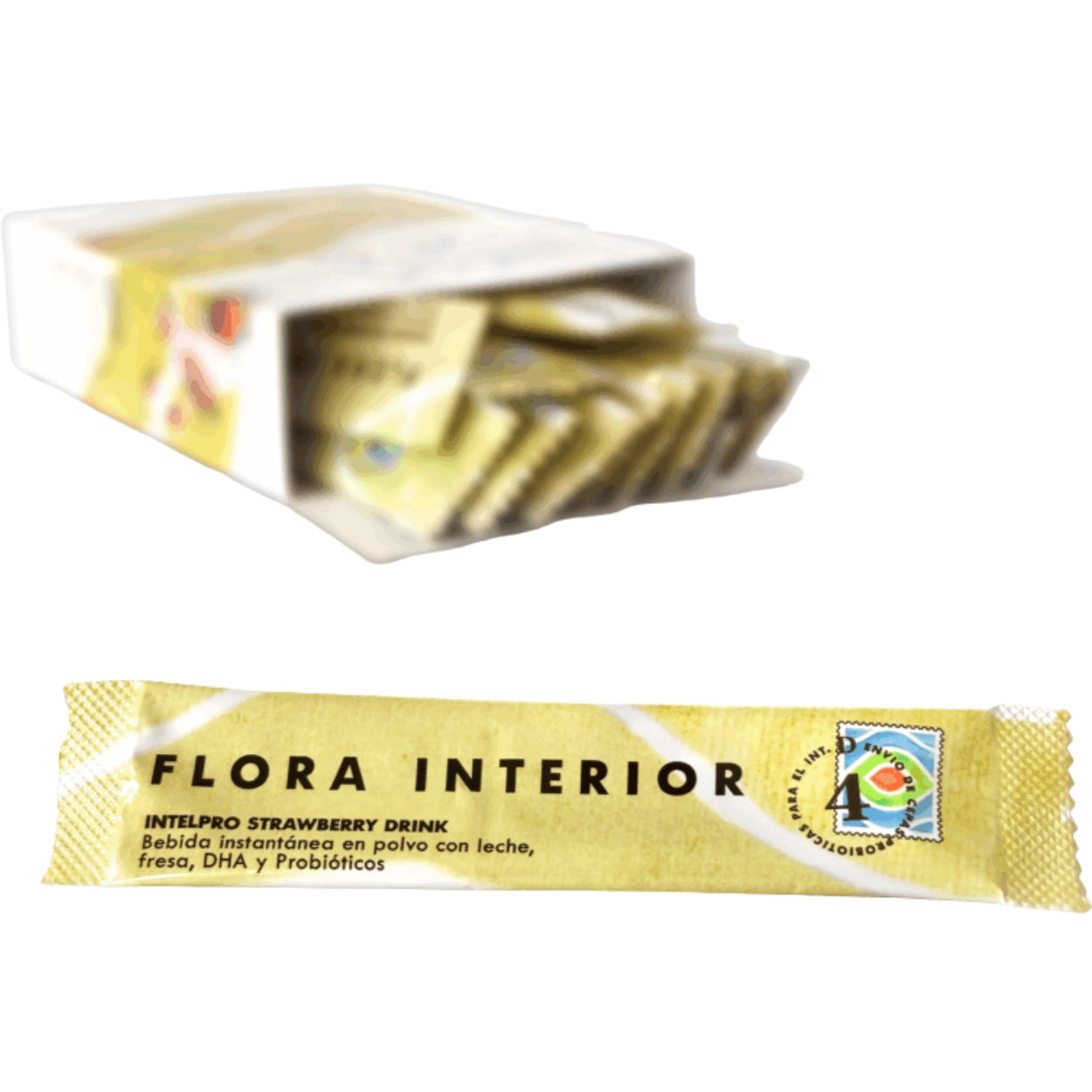Probioticos Intelpro Fresa Para Niños 1 Caja Flora Interior