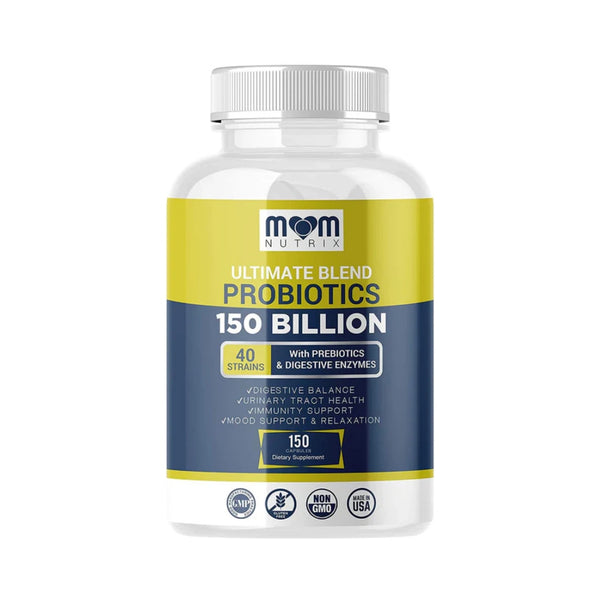 Probioticos y Prebioticos 40 Cepas 150 Billones CFU 150 Capsulas Mom Nutrix