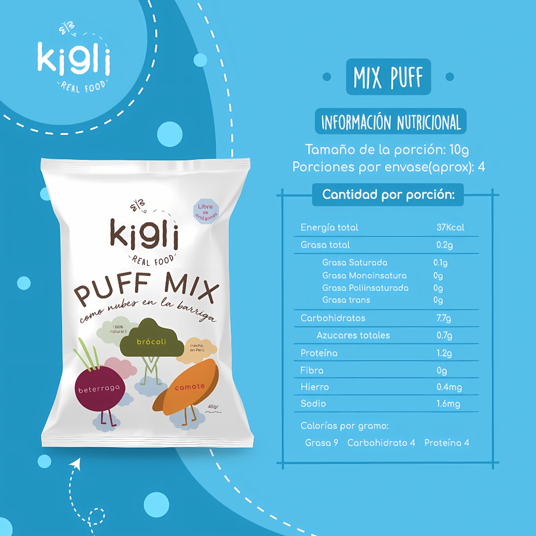 Puff Mix 40 Gr Kigli