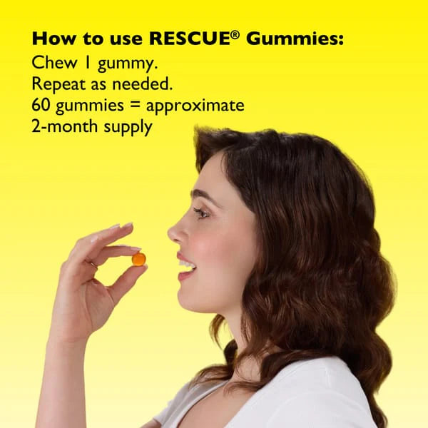 Flores de Bach Gomitas Sabor Naranja 60 Und Rescue Remedy