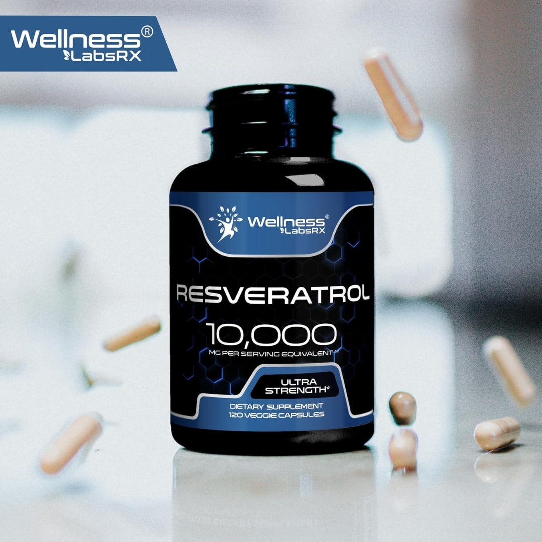 Resveratrol 10000 Mg 120 Capsulas Wellness