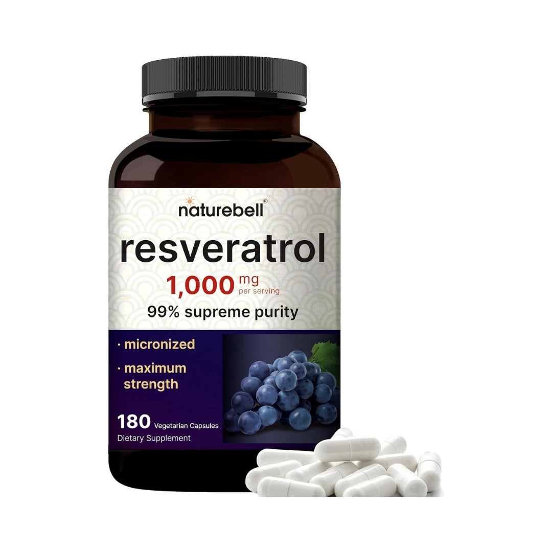 Resveratrol 1000 Mg 180 Capsulas Naturebell